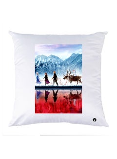 Buy Printed Decorative Pillow Multicolour 30x30cm in UAE