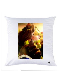 Buy Printed Decorative Pillow Multicolour 30x30cm in UAE