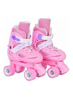 Buy Inline Adjustable Roller Skating Shoes L in UAE