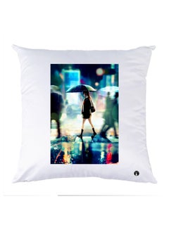 Buy Printed Decorative Pillow Multicolour 30x30cm in UAE