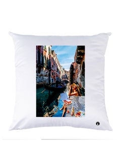 Buy Printed Decorative Pillow Multicolour 30x30cm in UAE