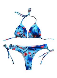 Buy 2-Piece Padded Bikini Set Multicolour in UAE