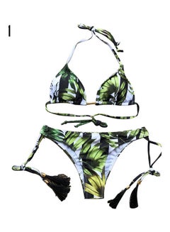 Buy 2-Piece Padded Bikini Set Multicolour in UAE