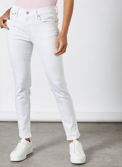 Buy Slim Fit Jeans White in Egypt