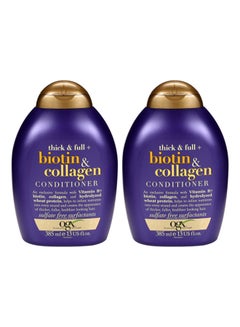 Buy Biotin And Collagen Shampoo Plus Conditioner 385x2ml in UAE