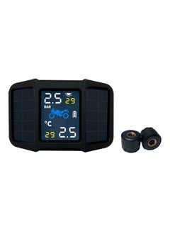 Buy 3-Piece Solar Tire Pressure Monitoring System And Sensor Set in UAE