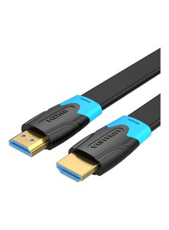 اشتري كابل HDMI مسطح أسود في السعودية