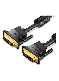 Buy DVI HD Male To Male Extension Cable Black in UAE