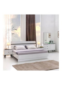 اشتري Finland 5-Piece King Bedroom Set أبيض 180x200سم في السعودية