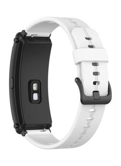 Buy Silicone Strap For Huawei Talk Band B6 White in Egypt