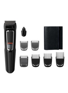 Buy 8-In-1 Multigroom Series 3000 Hair Trimmer Kit black 23grams in Egypt