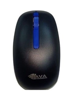 Buy Plastic Wireless Mouse Black/Blue in Egypt