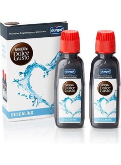 Buy Pack of 2 Durgol Water Descaler for Dolce Gusto Machines blue 125ml in UAE