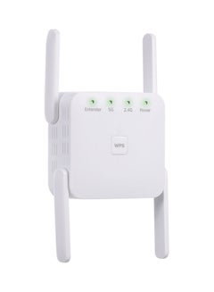 Buy 5G Dual Frequency WiFi Repeater White in Saudi Arabia