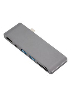 Buy USB Dock Adapter For Apple Macbook Grey in UAE
