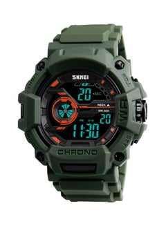 اشتري ساعة يد رقمية مقاومة للماء طراز SK1233-GR للرجال في الامارات