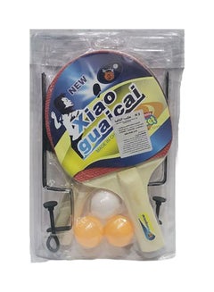 Buy 5-Piece Table Tennis Racket And Ball Set in UAE