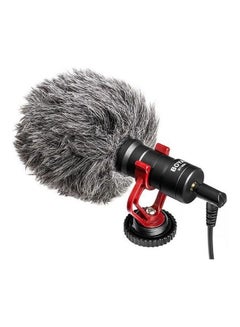 Buy BY-MM1 Video Microphone Youtube Vlogging Facebook Livestream Recording Shotgun Mic For Smartphone/Cameras Multicolour in UAE