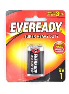 Buy Battery  9v Super Heavy Duty Black/Silver in UAE