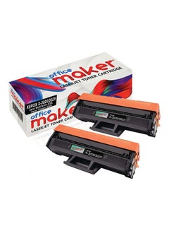 Buy 2-Pack X-3020/3025 Laserjet Toner Cartridge for Xerox Printer Black in UAE