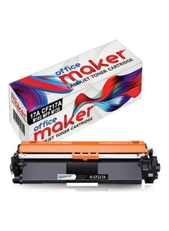 اشتري 17A CF217A Laserjet Toner Cartridge for HP Printer أسود في الامارات