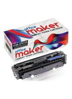 Buy 410A CF411A Laserjet Toner Cartridge for HP Printer Blue in UAE