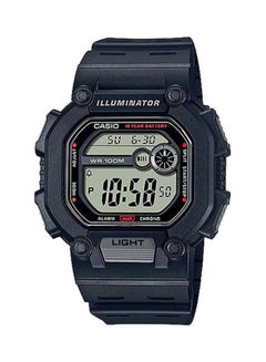 Buy Men's Water Resistant Digital Wrist Watch W-737H-1AVDF - 46 mm - Black in Egypt