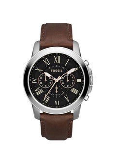 Buy Men's Grant Chronograph Watch Fs4813 - 44 mm - Brown in UAE