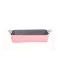 Buy Cookware Tray Casserole Dish Pink 43 x 21.5cm in Saudi Arabia