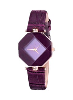 Buy Women's Water Resistant Leather Analog Watch ZS570802 in Saudi Arabia