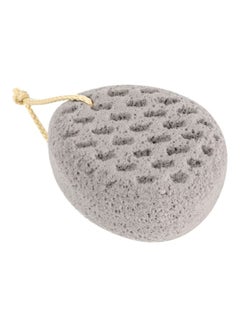 Buy Foam Bath Shower Sponge Grey 18x17x6centimeter in Saudi Arabia