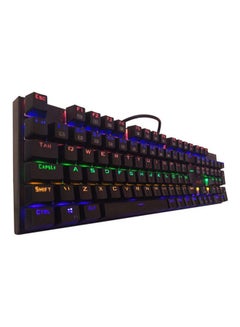 اشتري لوحة مفاتيح ميكانيكية للألعاب بألوان قوس قزح - سويتش أزرق في مصر