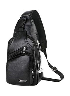 Buy Outdoor Sports Casual Messenger Bag Black in Saudi Arabia