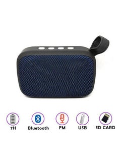 Buy M5 Bluetooth Mini Portable Speakers With Calling Blue in Egypt
