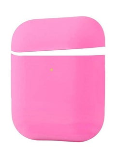 اشتري Protective Silicone Case Separate Head For Apple AirPods Hot Pink في مصر