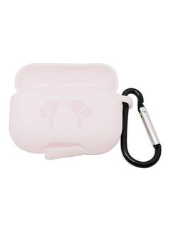 Buy Protective Silicone Case With Hook For Apple AirPods Pro Colour Sand Pink in Egypt