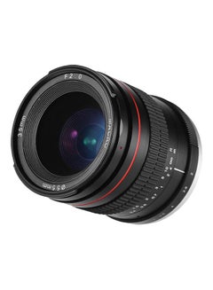 Buy F2.0 Wide Angle Manual Focus Prime Lens Black/White in Saudi Arabia