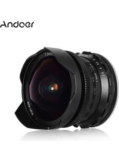 Buy F2.8 Manual Focus Fish Eye Lens Black in UAE