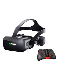 Buy Virtual Reality 3D Glasses with Controller Black in Saudi Arabia