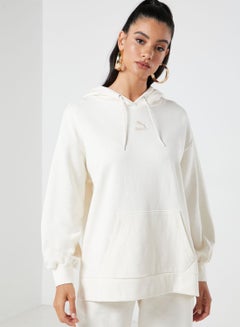 Buy Classics Oversized Hoodie White in Saudi Arabia