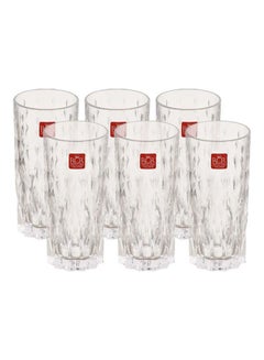 Buy Marilyn Crystal Cup Set, 6 Pieces Clear 350ml in UAE