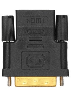 اشتري محول توصيل من DVI إلى HDMI مقاس 4 سم أسود في الامارات