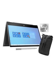 Buy Envy x360 15-ED0023dx Convertible 2-In-1 Laptop With 15.6-Inch Display, Core i7 Processor/12GB RAM/512GB SSD/Intel UHD Graphics Silver in UAE