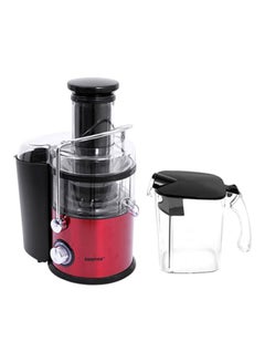 Buy GJE5437 800W Centrifugal Juicer - 2.2 L Pulp Container Machine Juice Extractor with 75MM Wide Mouth | 2 Speed, Stainless Steel Body, Non-Slip Feet 1.6 L GJE5437 Red/Black/Clear in UAE