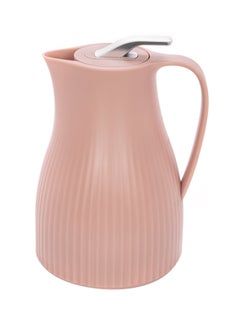 Buy Plastic Vacuum Flask Pink/Silver in Saudi Arabia