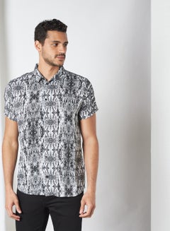 Buy Relaxed Snakeskin Print Shirt Multi in Saudi Arabia