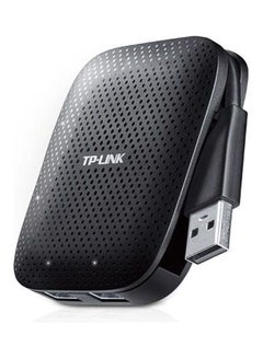 Buy 4-Port Portable USB 3.0 Hub Black in UAE
