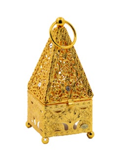 Buy Incense Burner Gold 22x12cm in Saudi Arabia