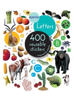 اشتري Eyelike Letters: 400 Reusable Stickers Inspired By Nature Paperback الإنجليزية by Workman Publishing في الامارات