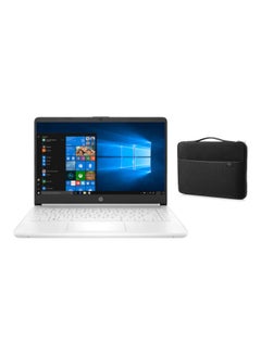 Buy Notebook With 14-Inch Display, Core i5-1035G1 Processor/8GB RAM/256GB SSD/Intel UHD Graphics with HP Sleeve English White in UAE